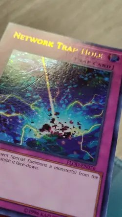 Yu-Gi-Oh! Network Trap Hole / FLOD-EN076 UNLIMITED LP - Image 2