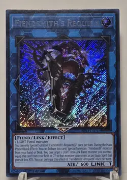 Fiendsmith's Requiem INFO-EN046 Secret Rare 1st Edition Yugioh TCG NM/M - Image 1