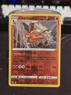 Charizard 010/078 Pokemon GO Holo Rare Reverse Holo NM - Image 1