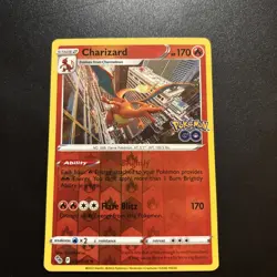 Charizard 010/078 Pokemon GO Holo Rare Reverse Holo NM - Image 2