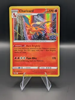 Charizard - 010/078 - Holo Rare - Pokemon GO - Holo - LP/NM - Image 1