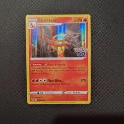 Pokemon TCG Charizard Holo Rare Card Pokemon Go 010/078 Trading Card NM - Image 1
