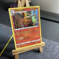Pokemon TCG Charizard Pokemon Go 010/078 Reverse Holo Rare NM - Image 3