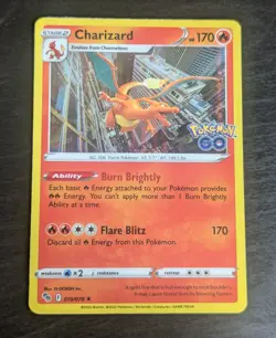 Pokemon Charizard 010/078 Holo Rare Pokemon Go NM - Image 1