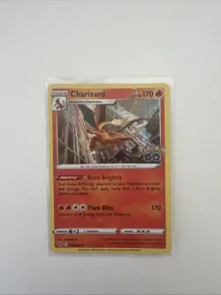 Pokemon TCG Pokemon Go Charizard Holo Rare Card 010/078 NM Condition - Image 1