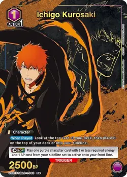 Ichigo Kurosaki Alternate Art Foil - UE01BT/BLC-1-040 NM - Union Arena - Image 1
