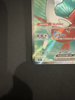 Pokemon TCG Latias EX Surging Sparks 220/191 NM Condition Secret Rare - Image 4