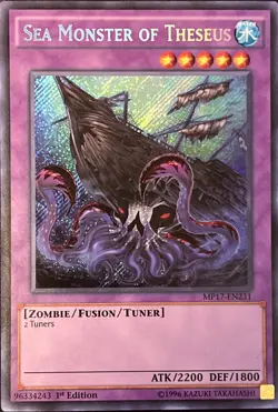 Sea Monster of Theseus MP17-EN231 1st Edition Secret Rare LP - Image 1