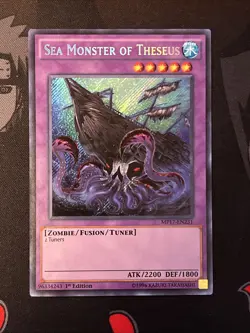 Sea Monster of Theseus MP17-EN231 1st Edition Secret Rare LP - Image 2