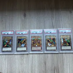 Yu-Gi-Oh COMPLETE - Exodia Set - Quarter Century Secret Rare PSA 10 Gem Mint - Image 1