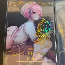 Goddess Story 10M03 - FR Card Lot - Rem and Ram - Clear Anime Foil OOP - RARE! - Image 2