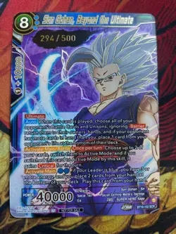 Son Gohan Beyond The Ultimate Serial SCR Dragon Ball Super Card Game 294/500 - Image 1
