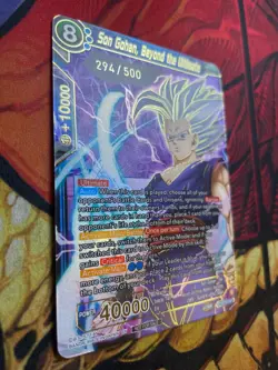 Son Gohan Beyond The Ultimate Serial SCR Dragon Ball Super Card Game 294/500 - Image 2