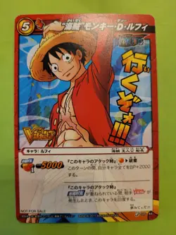 LP Monkey D Luffy Promo Miracle Battle One Piece 44 Bandai Tcg Ccg Anime Japan - Image 1