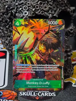 ☠☠ One Piece Monkey.D.Luffy - PRB02-005 (Alternate Art) PRB02-005 - Image 1
