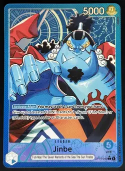 One Piece OP14-040 Jinbe Leader Alt Art AAL One Piece TCG English - Image 1