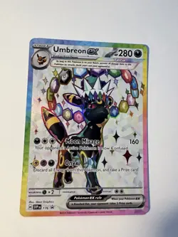 Umbreon ex SVP 176 NM Holo Black Star Promo PRE Pokemon Card English TCG - Image 1