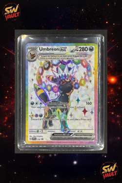 Umbreon EX 176 Black Star Promo Prismatic Evolutions Pokemon Card NM - Image 1