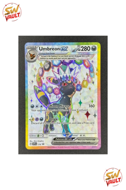 Umbreon EX 176 Black Star Promo Prismatic Evolutions Pokemon Card NM - Image 2