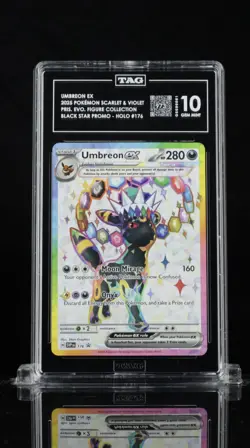 Pokemon Umbreon ex Promo 176 TAG 10 GEM MINT GRADED BLACK STAR PROMO ENGLISH - Image 1