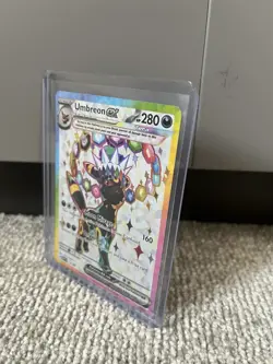 Umbreon EX 176 Black Star Promo Prismatic Evolutions Pokemon Card - Image 3