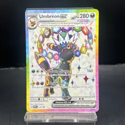 Umbreon EX 176 Black Star Promo Prismatic Evolutions Pokemon Card - Image 1