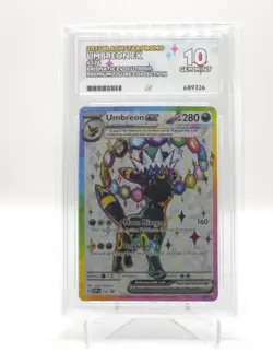 Pokemon Umbreon EX 176 Black Star Promo Graded ACE 10 - Image 1