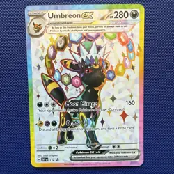 Umbreon EX SVP 176 Prismatic Evolutions Black Star Promo Pokemon Card - NM - Image 1