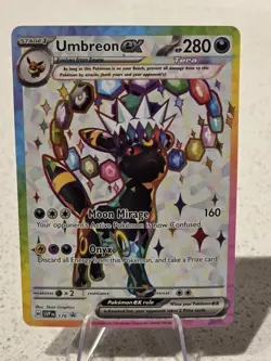 Umbreon ex Pokemon Prismatic 176 Scarlet & Violet Black Star Promo NM - Image 1