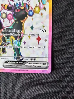 Pokemon TCG Umbreon EX SVP 176 Prismatic Evolutions Black Star Promo Card - NM - Image 3