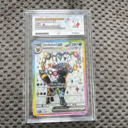 Ace 9 Pokemon Umbreon EX SVP 176 Premium Figure Collection Black Star Promo - Image 1