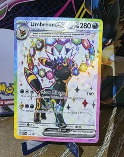 Umbreon EX SV Black Star Promo 176 NM Pokemon TCG Prismatic Evolutions - Image 1