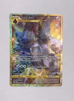 Coalossal 198/189 Secret Rare Darkness Ablaze Pokemon Card - Image 1