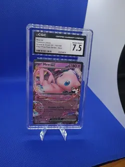 Mew EX 151/165 Prize Pack Series Cards Holo Cgc 7.5 - Image 1