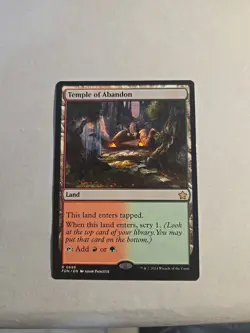MTG Magic the Gathering Temple of Abandon Foundations NM Card 696/789 - Image 1