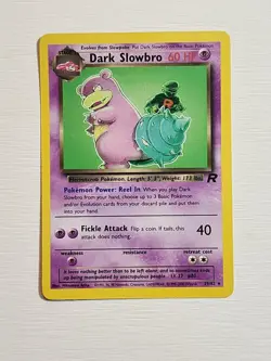Dark Slowbro 29/82 Team Rocket Set -Pokemon Card Non Holo Rare LP - Image 1