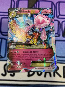 Pokemon TCG M Diancie EX Black Star Promo Card XY44 2015 - Image 1