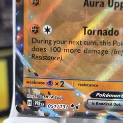 Lucario ex 051 Pokemon Prismatic Evolutions Double Rare Stamped Promo Card 😍🔥 - Image 2
