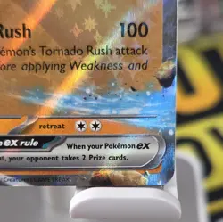 Lucario ex 051 Pokemon Prismatic Evolutions Double Rare Stamped Promo Card 😍🔥 - Image 3