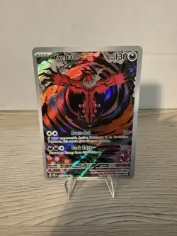 Pokemon TCG Yveltal Paradox Rift Illustration Rare Card 205/182 - Image 1