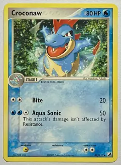 Croconaw 38/115 (MP) Uncommon EX Series: Unseen Forces 2005 Pokemon Card - Image 1