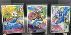 First Partner Series 1 IR Alola Set (3 Cards) 43, 44, 45 Promo Pokemon TCG NM - Image 1