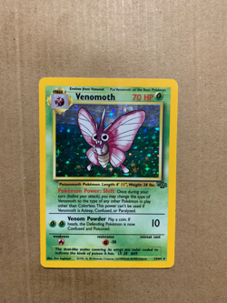 Venomoth 13/64 Jungle Set - Holo Pokemon Card - EXCELLENT - Image 1