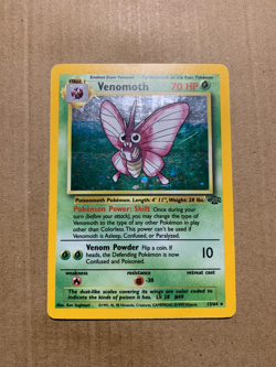 Venomoth 13/64 Jungle Set - Holo Pokemon Card - EXCELLENT - Image 2