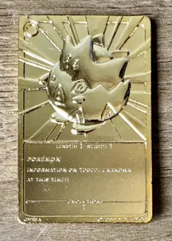 Togepi Pokemon Limited Edition Nintendo 1999 23K Gold Plated Card - Image 2