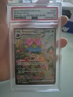 Pokemon TCG Venusaur EX Card 198/165 Scarlet & Violet 151 Sir PSA 10 Gem Mint - Image 1