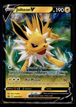 Pokemon TCG: Jolteon V - Promo SWSH: Sword & Shield Promo Cards SWSH151 MP - Image 1