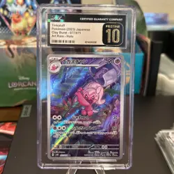 CGC 10 Pristine Tinkatuff 077/071 AR Clay Burst sv2D Japanese Pokemon Card - Image 1