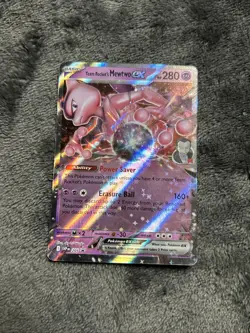 Team Rocket's Mewtwo ex 205 Sv: Scarlet & Violet Promo Cards Holo - Image 1