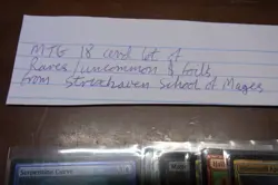 18 Card Lot of MTG Strixhaven School of Mages : 5 Rares and 3 Uncommon 14 Foils - Image 1